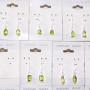 5Pair Stunning Peridot Cut Gemstone A - BVE962 Cut Solid 925 Sterling Silver Bezel Setting Earring Lot