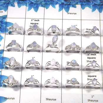 Rainbow Moonstone Cab Gemstone - F - 100 Gms 4 to 9 Natural Blue Fire Rainbow Moonstone Gemstone 925 Silver Ring Approx. 30 To 3 Rainbow Moonstone Cab Gemstone - F - 100 Gms 4 to 9 Natural Blue Fire Rainbow Moonstone Gemstone 925 Silver Ring Approx. 30 To 3