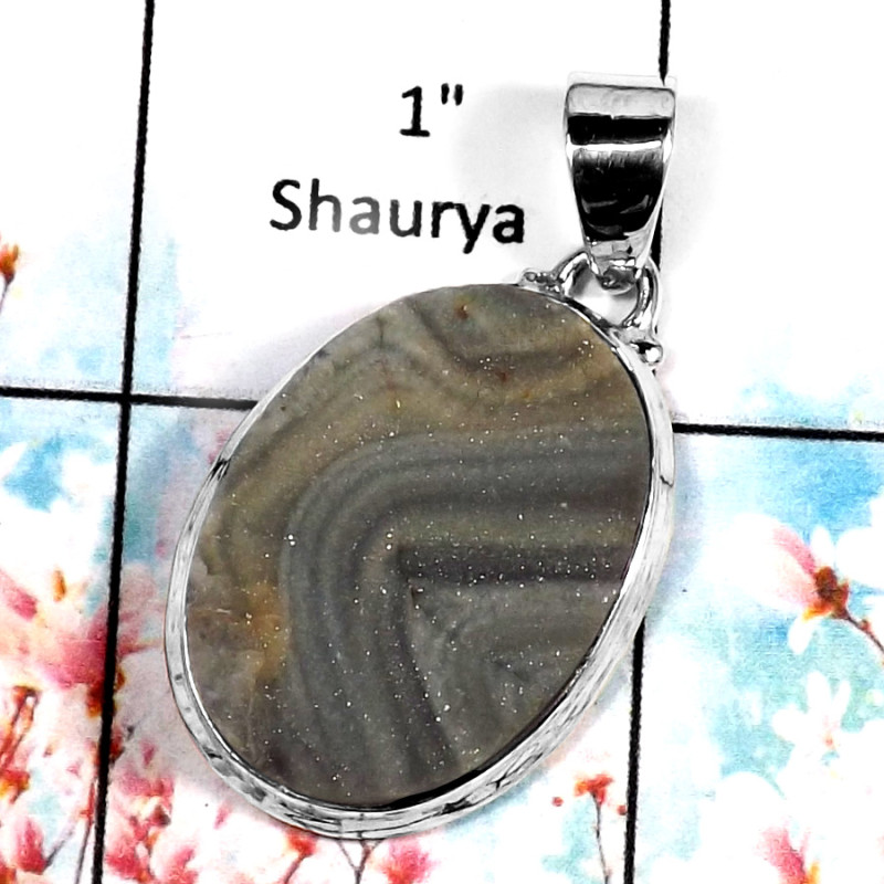 Desert Druzy A-ISP521-Exclusive Raw Gemstone Handmade Prong Setting Pendants 925 Sterling Silver Desert Druzy A-ISP521-Exclusive Raw Gemstone Handmade Prong Setting Pendants 925 Sterling Silver
