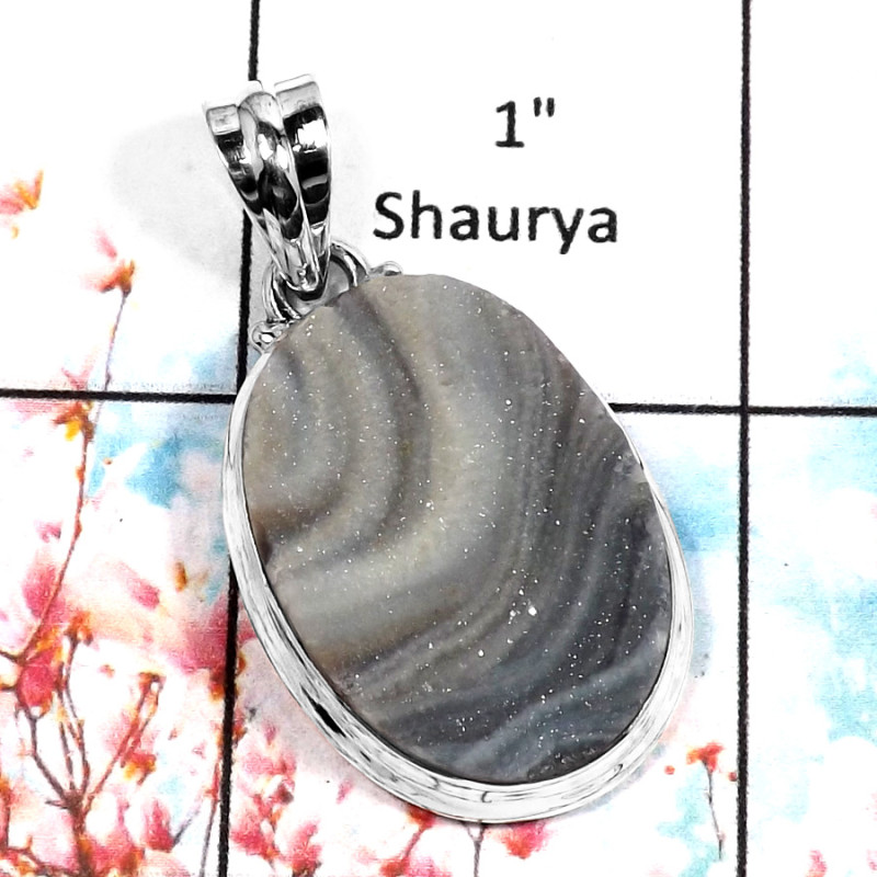 Desert Druzy F-ISP521-Stunning Gemstone Prong Setting Wholesale Pendant 925 Sterling Silver Desert Druzy F-ISP521-Stunning Gemstone Prong Setting Wholesale Pendant 925 Sterling Silver