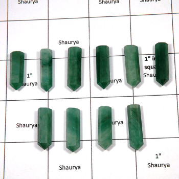 Green Aventurine - J - MPG999 - Natural Green Aventurine 10 Pcs Wholesale Lots Metaphysical Pointed Gemstone Green Aventurine - J - MPG999 - Natural Green Aventurine 10 Pcs Wholesale Lots Metaphysical Pointed Gemstone