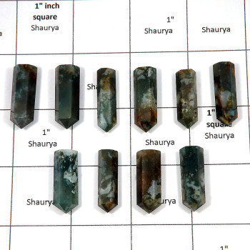 Moss Agate - O - MPG999 - Latest Collection 10 Pcs Wholesale Lots Natural Moss Agate Metaphysical Pointed Gemstone Moss Agate - O - MPG999 - Latest Collection 10 Pcs Wholesale Lots Natural Moss Agate Metaphysical Pointed Gemstone