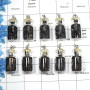 Black Agate - C - MTS995 - 10 Pcs Wholesale Lots Awesome Natural Black Agate Chakra Chips Bottles Metaphysical Pendants
