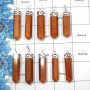 Cream Moonstone - G - MTS999 - 10 Pcs White Metal-Non Silver Wholesale Lots Natural Cream Moonstone Metaphysical Pendants