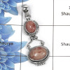 Rodochrosite C  - NSP958 - Newly Handmade Designer Cab Gemstone Pendent 925 Sterling Silver