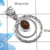 Tourmaline Cab D - NSP978 - Indian Company Made Solid 92.5% Sterling Silver Designer Pendant