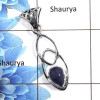 Tanzanite Cab E - NSP987 - Awesome Natural Blue Tanzanite Cab Gemstone Solid 925 Sterling Silver Designer Pendant