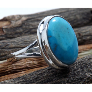 Arizona Turquoise Cab G - RSS840-925 Silver Cab Gemstones Colourful Designer Ring Wholesal