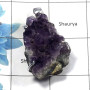 Amethyst Druzy SALE833 - Christmas Sale 925 Sterling Silver Natural Amethyst Druzy Gemstone Prong Setting Pendant