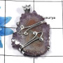 Amethyst Stalacite  SALE902 - Attracting Party Look Light Weight Designer Druzy Pendants 925 Sterling Silver