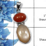 Moonstone SALE934 -Classic Moonstone Cab Gemstone Party Wear Designer Pendant 925 Sterling Silver