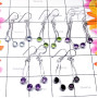 5 Pcs. Multi Cut Gmestone O - SBP992-Exclusive Silver Natural Gemstone Fantastic Bejal Earring