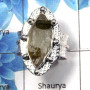 Tourmaline Specimen C - SDR477 - Party Look Natural Tourmaline Specimen Gemstone 925 Sterling Silver Designer Ring
