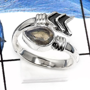 Labradorite Cut-D SDR509-Classic Cut Fashionable Designer Ring 925 Sterling Silver Labradorite Cut-D SDR509-Classic Cut Fashionable Designer Ring 925 Sterling Silver