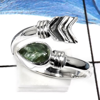Seraphinite-J SDR510-Amazing New Design Light Weight Ring 925 Sterling Silver
