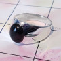 Black Onyx Cab- SMR999-O Solid 925 Sterling Silver Black Onyx Cab Casting Ring