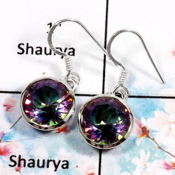 Mystic Quartz-Y SPE763-Exclusive Mystic Quartz Handmade Wholesale Earrings 925 Sterling Silver Mystic Quartz-Y SPE763-Exclusive Mystic Quartz Handmade Wholesale Earrings 925 Sterling Silver