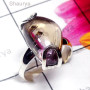 Ametrine E - SPR999-Sterling Silver Semipricious Gemstone Ring