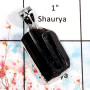 Black Tourmaline-E SPS883-Fabulous Rough Gemstone Handmade Fashion Pendant 925 Sterling Silver