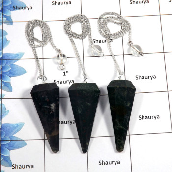 3 pcs Moss Agate - D SPU997 - Latest Collection Green Moss Agate Gemstone Brass Silver Plated 3 Pcs Pendulum Lots 3 pcs Moss Agate - D SPU997 - Latest Collection Green Moss Agate Gemstone Brass Silver Plated 3 Pcs Pendulum Lots
