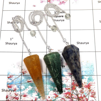 3 pcs Golden Rutile, Green Aventurine & Sodalite - K SPU998 - Brass Silver Plated 3 Pcs Pendulum Lots 3 pcs Golden Rutile, Green Aventurine & Sodalite - K SPU998 - Brass Silver Plated 3 Pcs Pendulum Lots