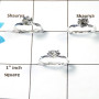 3 Pcs Herkimer Diamond Gemstone 925 Silver Ring-SRR975-B
