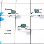 3 Pcs Rough Aquamarine Gemstone 925 Silver Ring-SRR975-C
