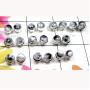 10 Pcs. Dendritic C - SVP995-Sterling Silver Precious Gemstone Stud Earring