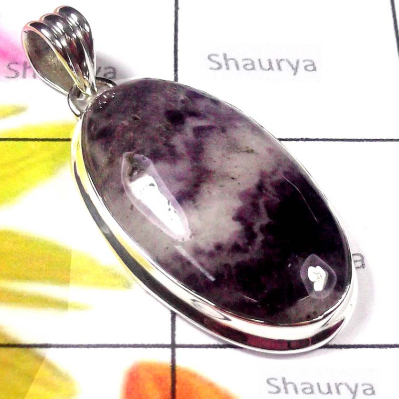 Amethyst lace Agate B - DAL997-925 Sterling silver Amethyst lace Agate Pendants