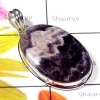 Amethyst lace Agate O - DAL999-Semiprecious gems Amethyst lace agate