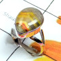 Eclipse O - ELD994-Eclipse gemstone silver Rings