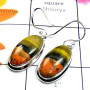 Eclipse A - ELD997-Beautiful Eclipse gems with 925 silver Earring