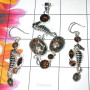 Tourtella Jasper A - CBS982-Window Drusy with Mystic quartz silver Set