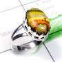 Eclipse G - SDR909-Multi Gemstone Made in 925 Sterling Silver Designer Ring