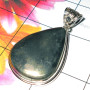 27.5 gram Pyrite stone B - XCP992-Close out Large Chunky silver Pendants wholes