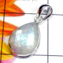 Rainbow Cut B - ISP886-925 Sterling Silver Cut n Cab Gemstone Trendy Pendant