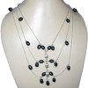 Color pearl K - BDN995-Wholesale silver beads handmade Necklaces