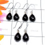 3 Pair Black onyx Cab A - SVP903-Cab Black Onyx Made in 925 Silver 3 Pair Handmade Wholesa