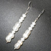 White pearl B - BDJ997- Beautiful white pearl gemstone Earrings wholesale