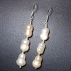 White pearl F - BDJ997- Beautiful white pearl gemstone Earrings wholesale