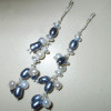 Pearl cab F - BDJ995- Fabulous Trendy silver gems Beads Necklace Collection