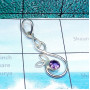 Amethyst B - CSP953-New Design Semiprecious Cut n Cab Gemstone 925 Silver Bea