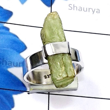 Prynite Rough E - SPR974-Genuine Rough Gemstone Made in 925 Silver Fancy Prong Set