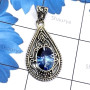 Blue Mystic A - SD736-Color MOP, Snowflake, Blue Mystic Made in 925 Silver Desig