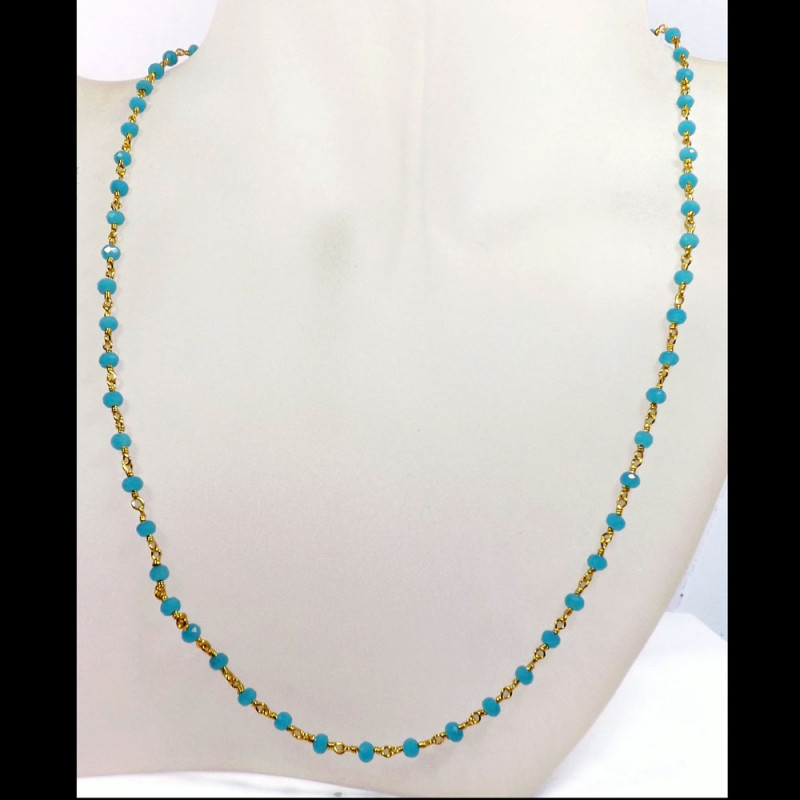 36 inch Chalcedony Hydro D - BDN971-Lab Created Beautiful Beads with Brass Gold Plated 18 inc 36 inch Chalcedony Hydro D - BDN971-Lab Created Beautiful Beads with Brass Gold Plated 18 inc