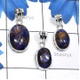 3 Pcs Mohave Copper Charoite O - SVP880-Mohave Copper Charoite, Purple n Blue Copper Turquoise 92