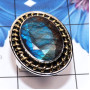 Labradorite Cut D - STR952-Mohave Azurite, Dalmatian Pink, Chevron Amethyst, Imperia