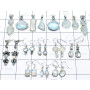 16 Pcs Rainbow moonstone Lot B - WSL998- Blue fire Rainbow moonstone gems with 925 Sterling silve