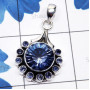 Blue Mystic n Iolite D - SSP973-925 Silver Manufacturer Semiprecious Gemstone Handmade Fa