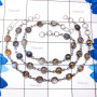 3 Pcs Blue n Yellow Fire Labradorite C - SBB922-Green, Yellow n Blue Fire Cab Labradorite Made in 925 Sil